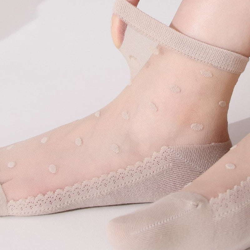 Chaussettes Respirantes À Pois