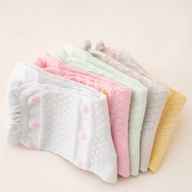 Chaussettes Fleuries Respirantes