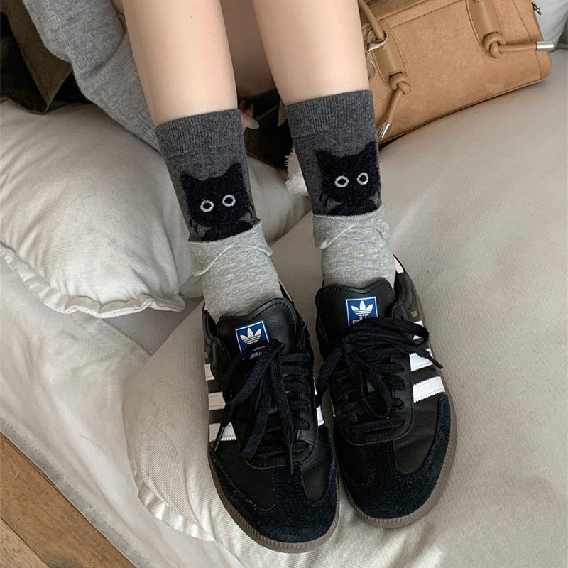 Chaussettes Créatives À Motif De Chat