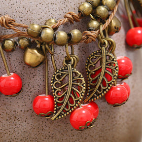 Bracelet Vintage Ethnique Cerise