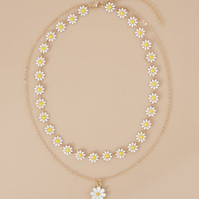Collier Pendentif Marguerite