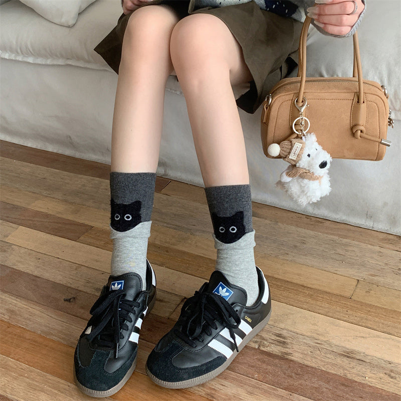 Chaussettes Créatives À Motif De Chat