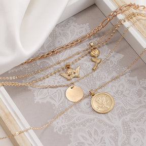 Collier Pendentif Bohème Vintage