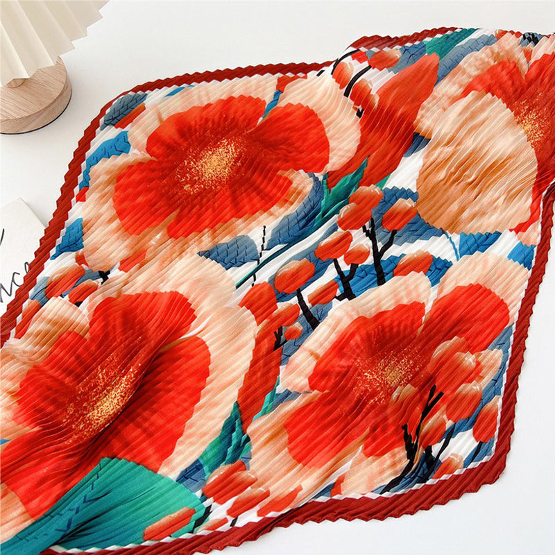 Écharpe À Imprimé Floral Vintage