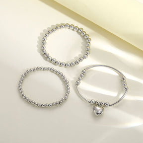 Bracelet Perlé Cœur