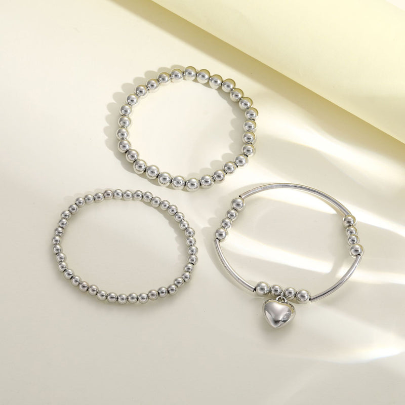 Bracelet Perlé Cœur