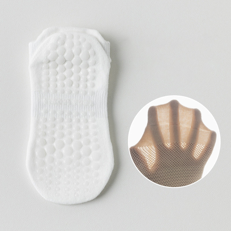 Chaussettes Respirantes De Couleur Unie
