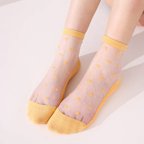 Chaussettes Respirantes À Pois