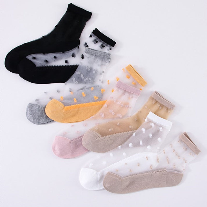 Chaussettes Respirantes À Pois
