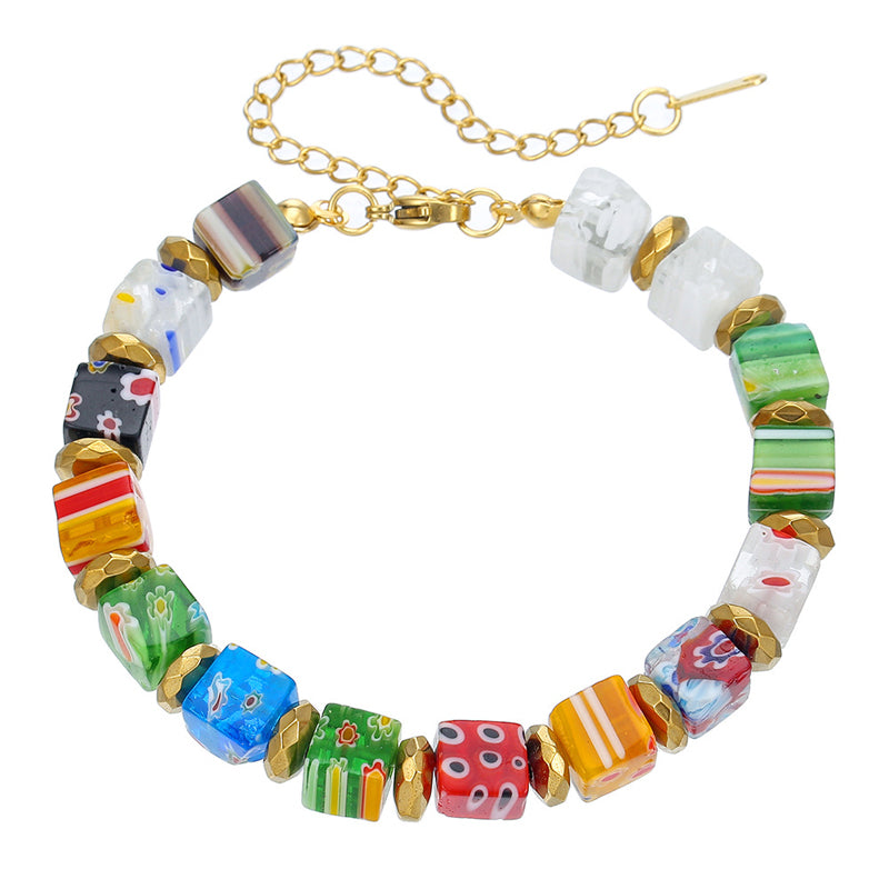 Bracelet De Perles Colorées Bohème