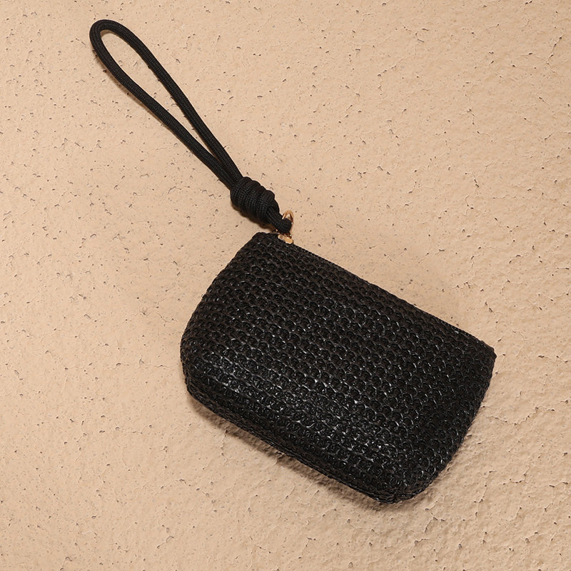 Porte-Monnaie Vintage En Paille