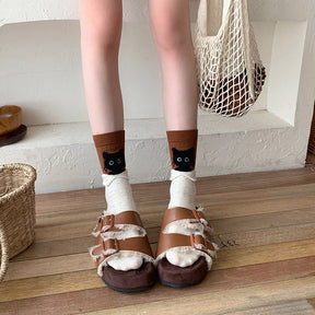 Chaussettes Créatives À Motif De Chat