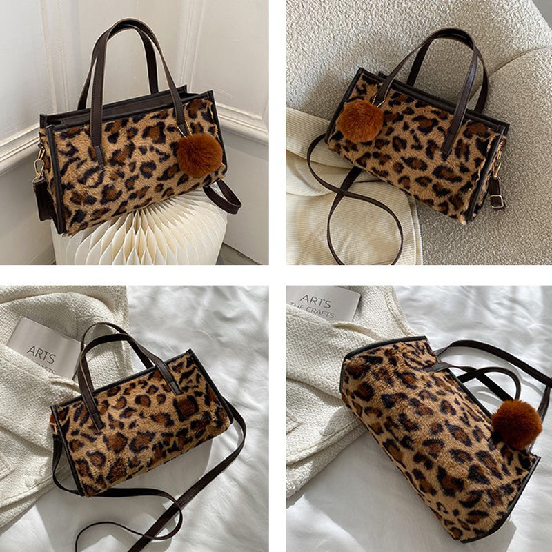 Sac Léopard Vintage