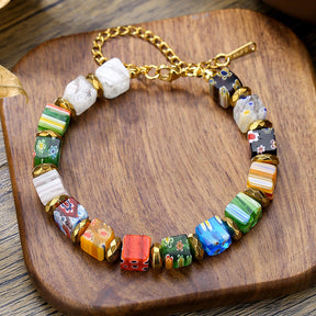 Bracelet De Perles Colorées Bohème