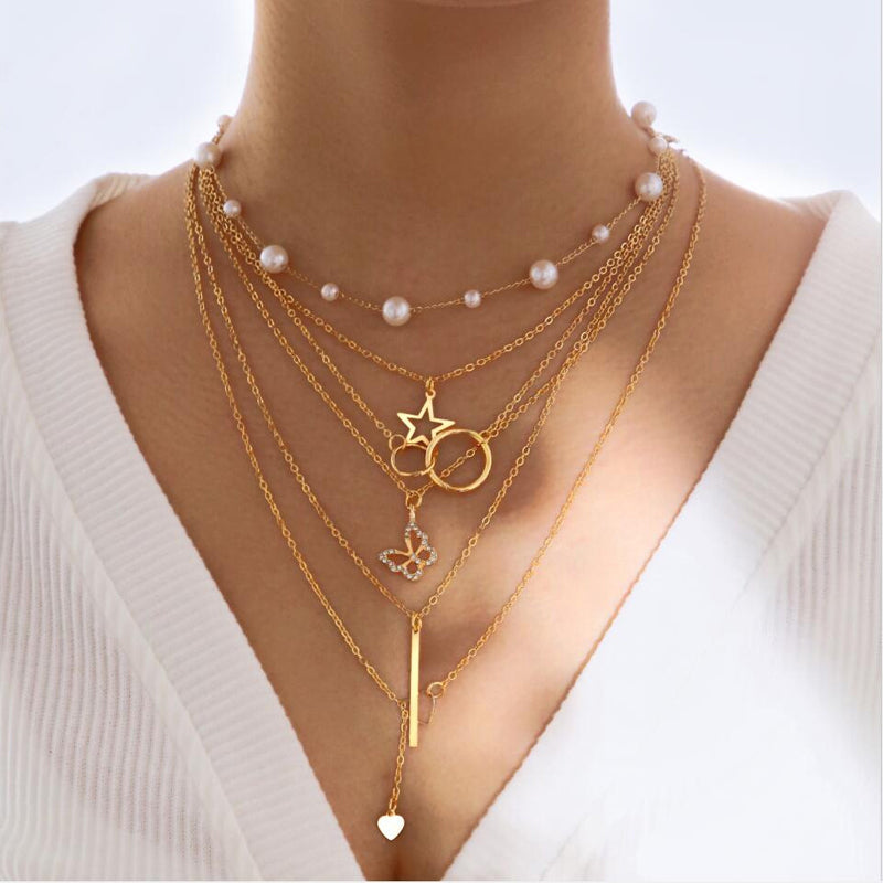 Collier Pendentif Bohème Vintage