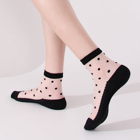 Chaussettes Respirantes À Pois