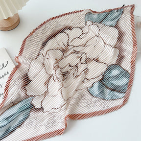 Écharpe À Imprimé Floral Vintage