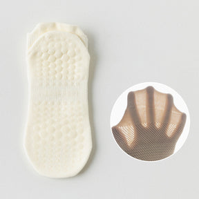 Chaussettes Respirantes De Couleur Unie