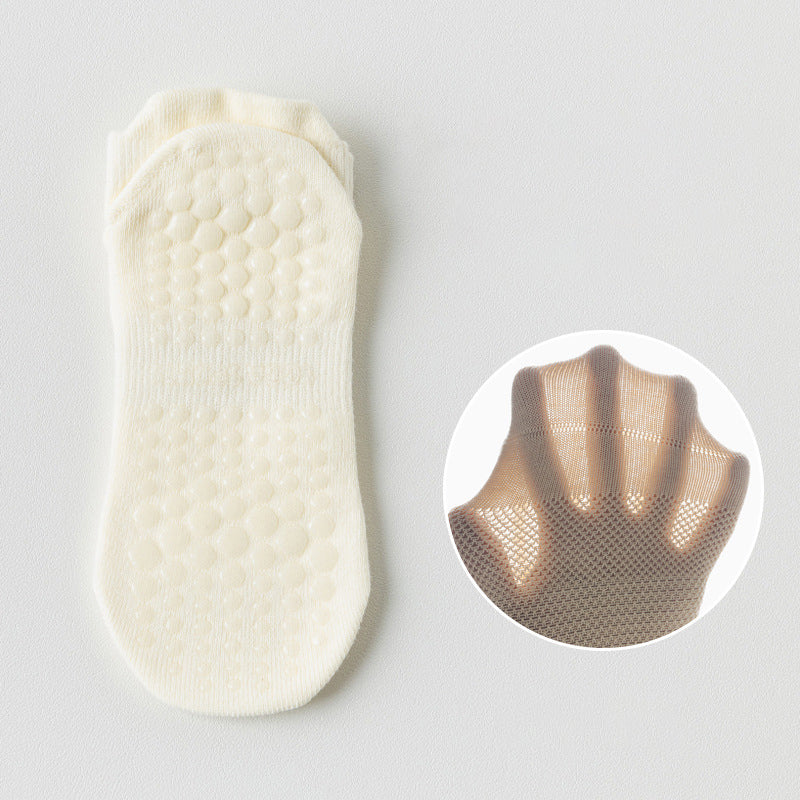 Chaussettes Respirantes De Couleur Unie