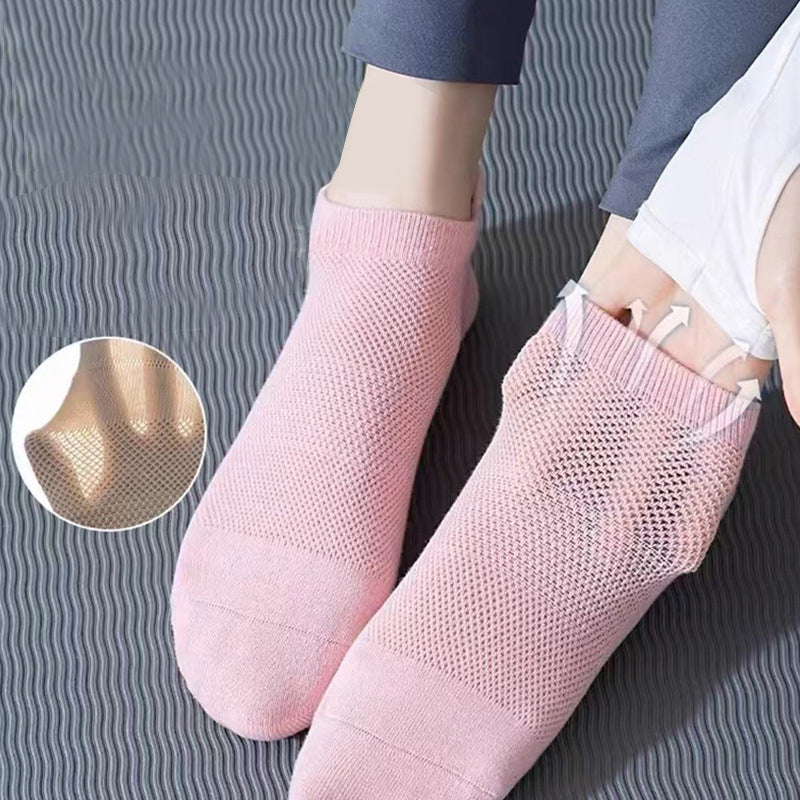 Chaussettes Respirantes De Couleur Unie