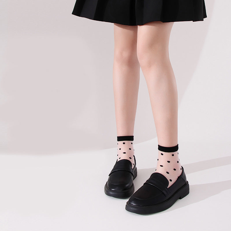 Chaussettes Respirantes À Pois