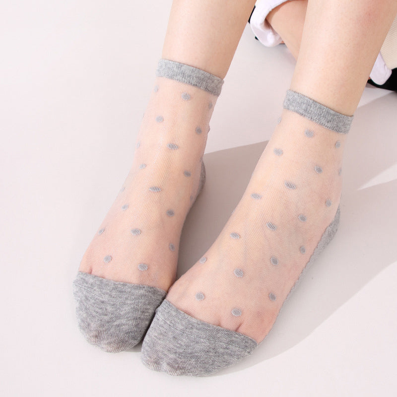 Chaussettes Respirantes À Pois
