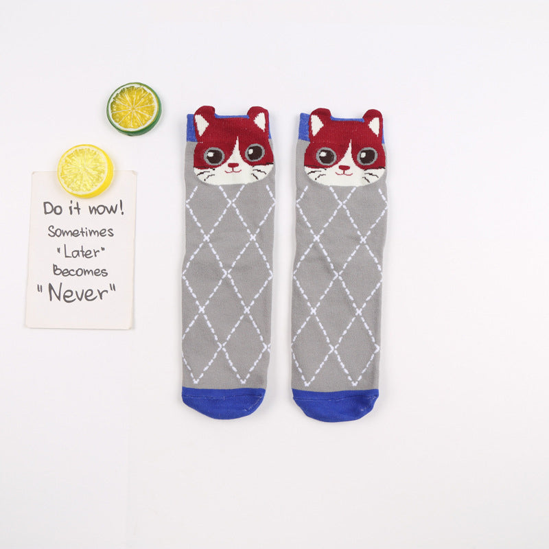 Chaussettes À Motifs De Chat Créatifs