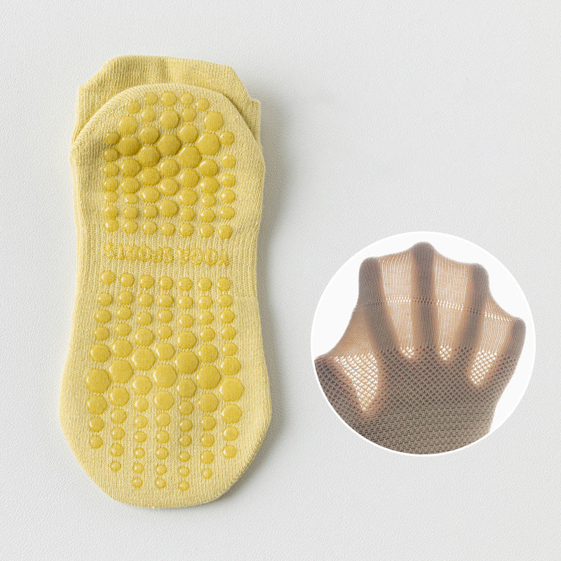 Chaussettes Respirantes De Couleur Unie