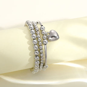Bracelet Perlé Cœur