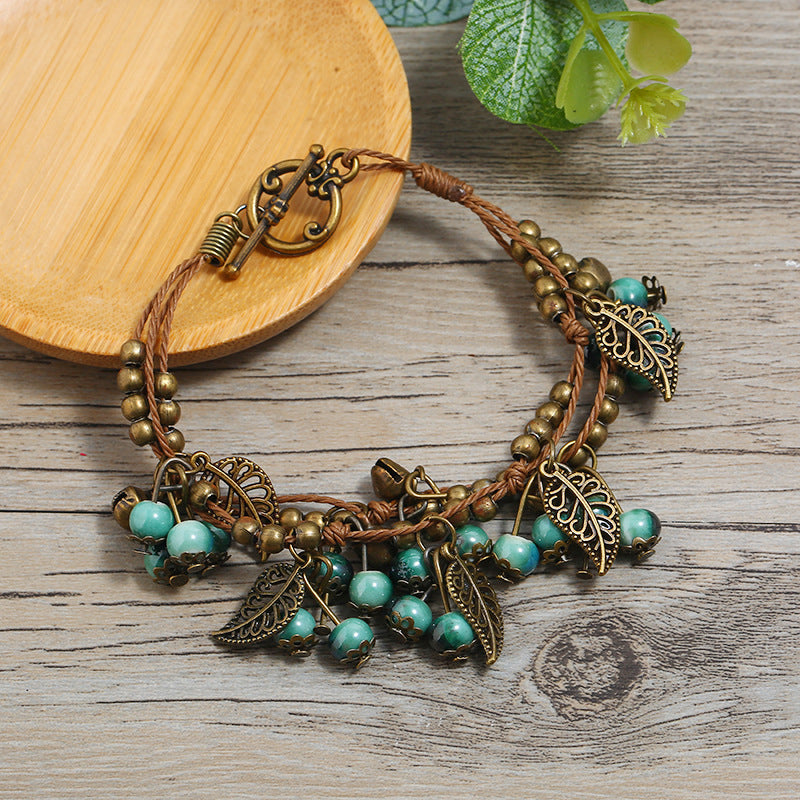 Bracelet Vintage Ethnique Cerise