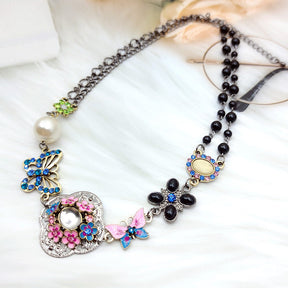 Collier Papillon Ethnique Vintage