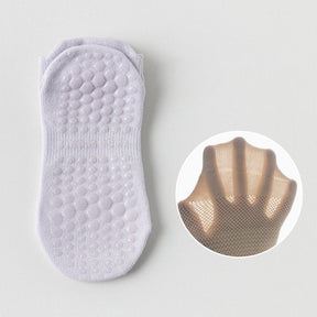 Chaussettes Respirantes De Couleur Unie