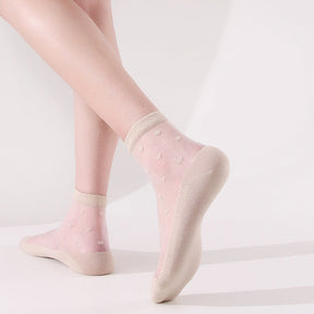 Chaussettes Respirantes À Pois