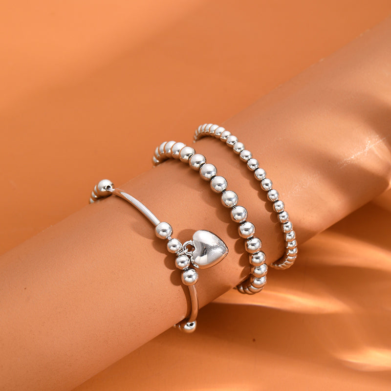 Bracelet Perlé Cœur