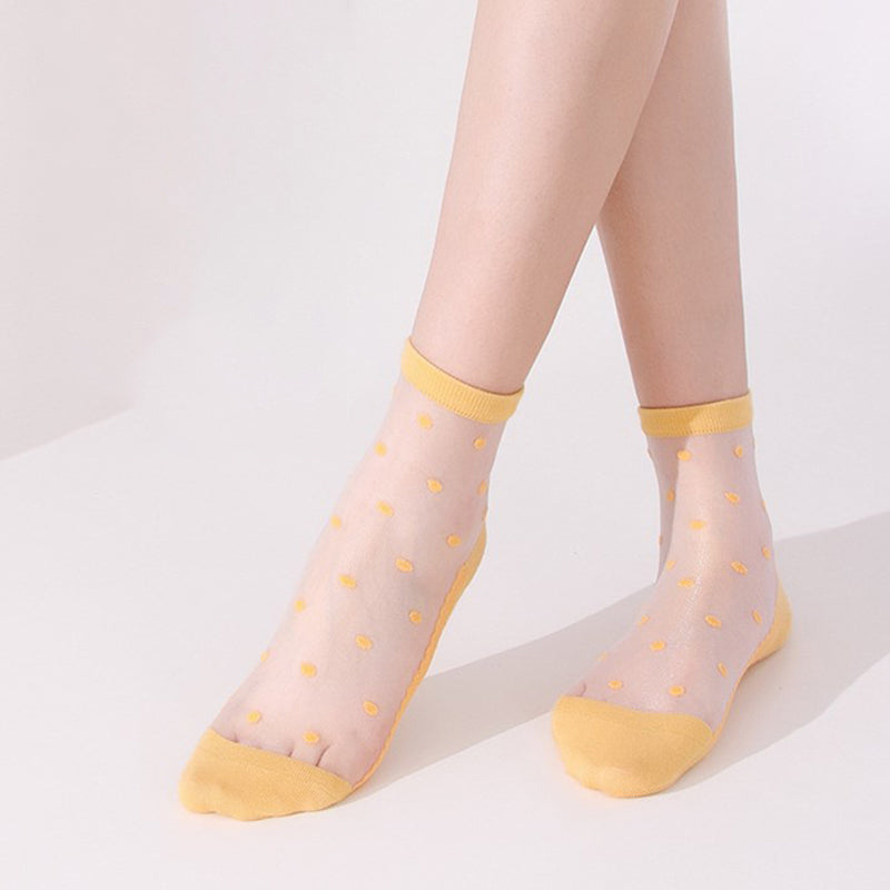 Chaussettes Respirantes À Pois