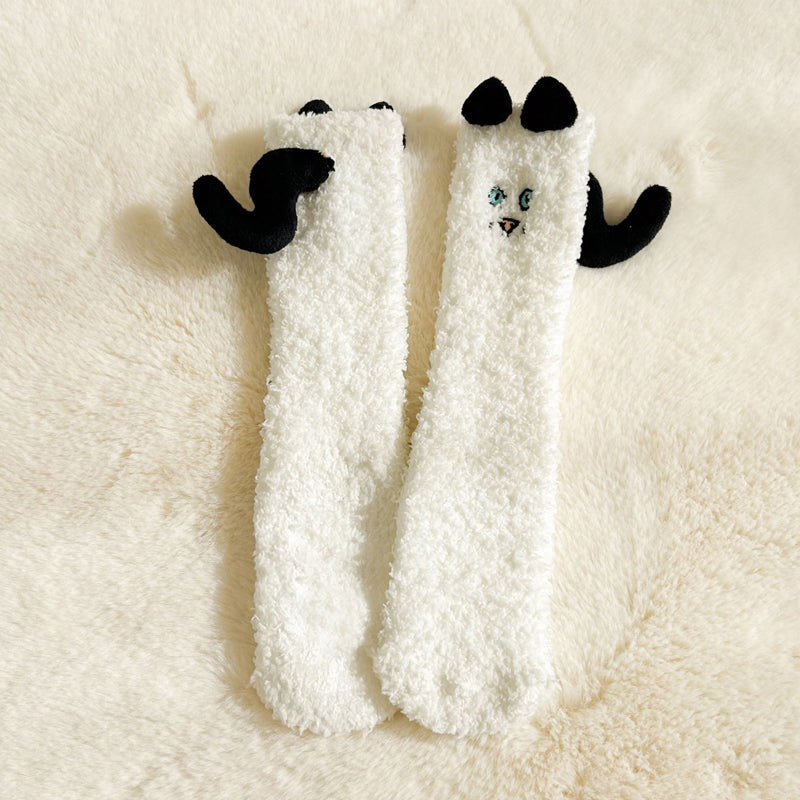 Chaussettes Chaudes De Dessin Animé