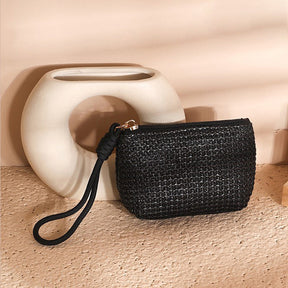 Porte-Monnaie Vintage En Paille
