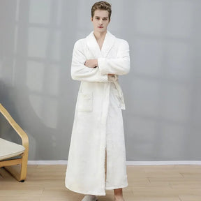 Peignoir long en velours