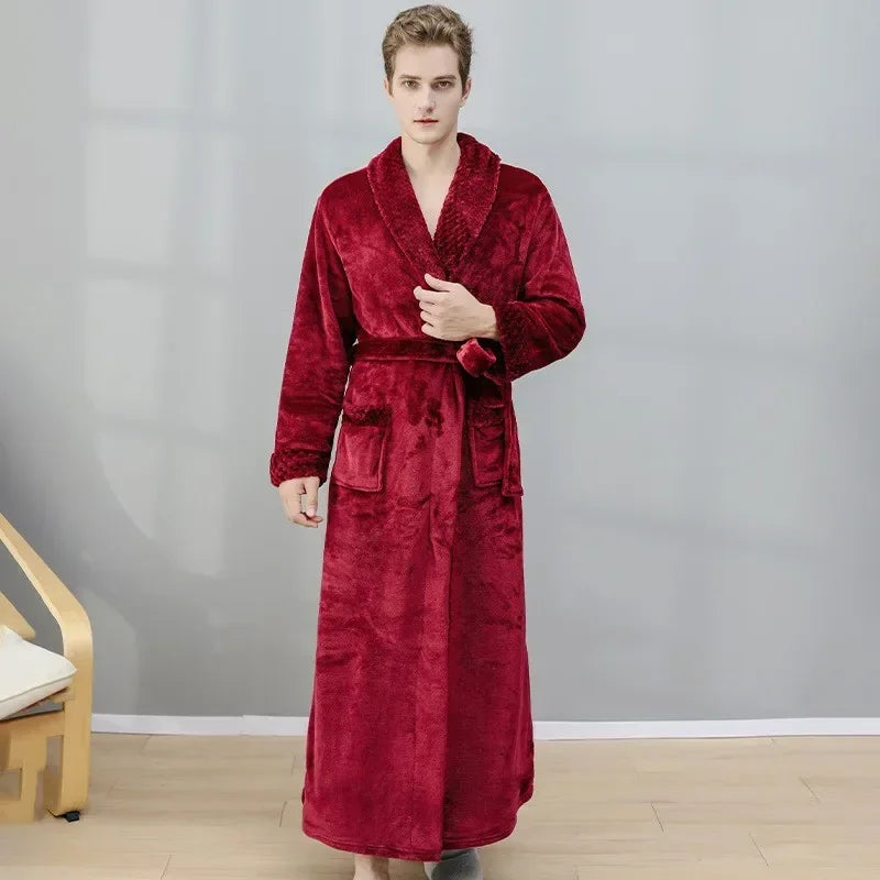 Peignoir long en velours