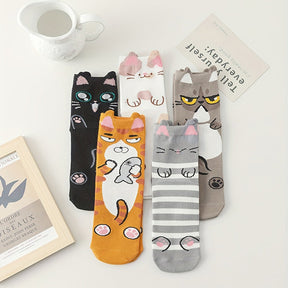 Lot De 5 Paires De Chaussettes De Dessin Animé