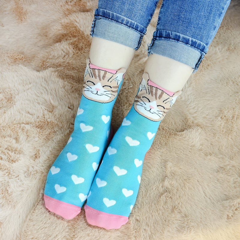 Chaussettes À Motifs De Chat Créatifs