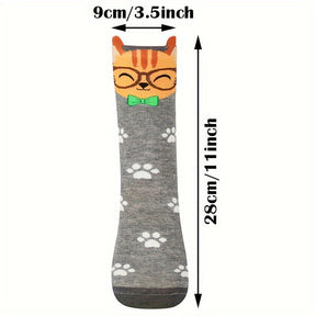Chaussettes À Motifs De Chat Créatifs