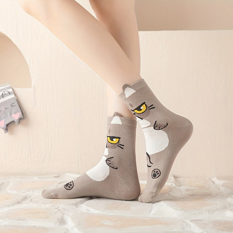 Lot De 5 Paires De Chaussettes De Dessin Animé