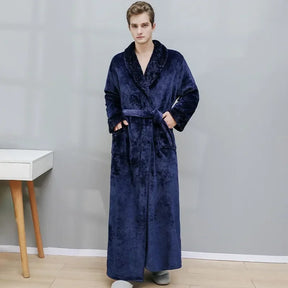Peignoir long en velours