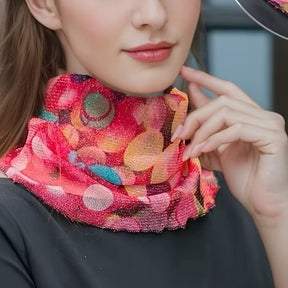 Écharpe À Pois Colorés