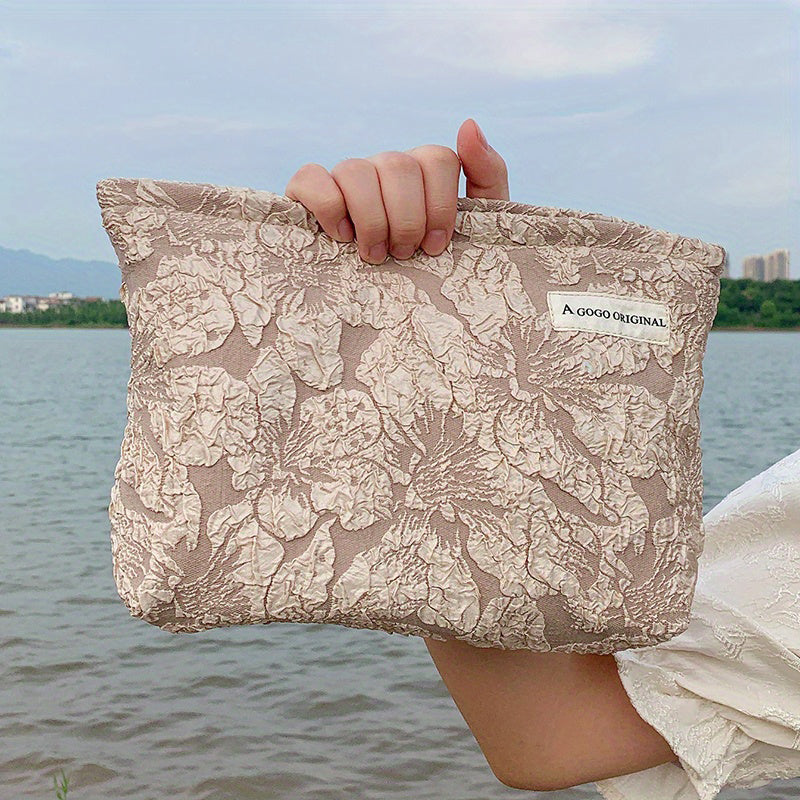 Sac À Motif Fleuri Vintage