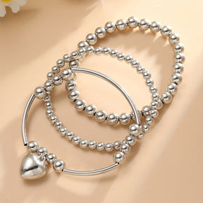 Bracelet Perlé Cœur