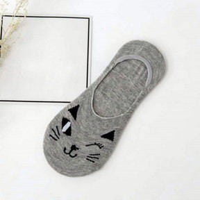 Chaussettes Décontractées À Motif Chat