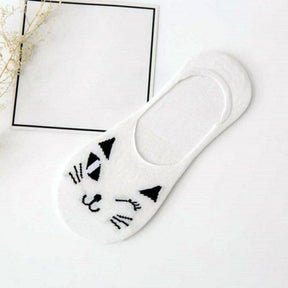 Chaussettes Décontractées À Motif Chat