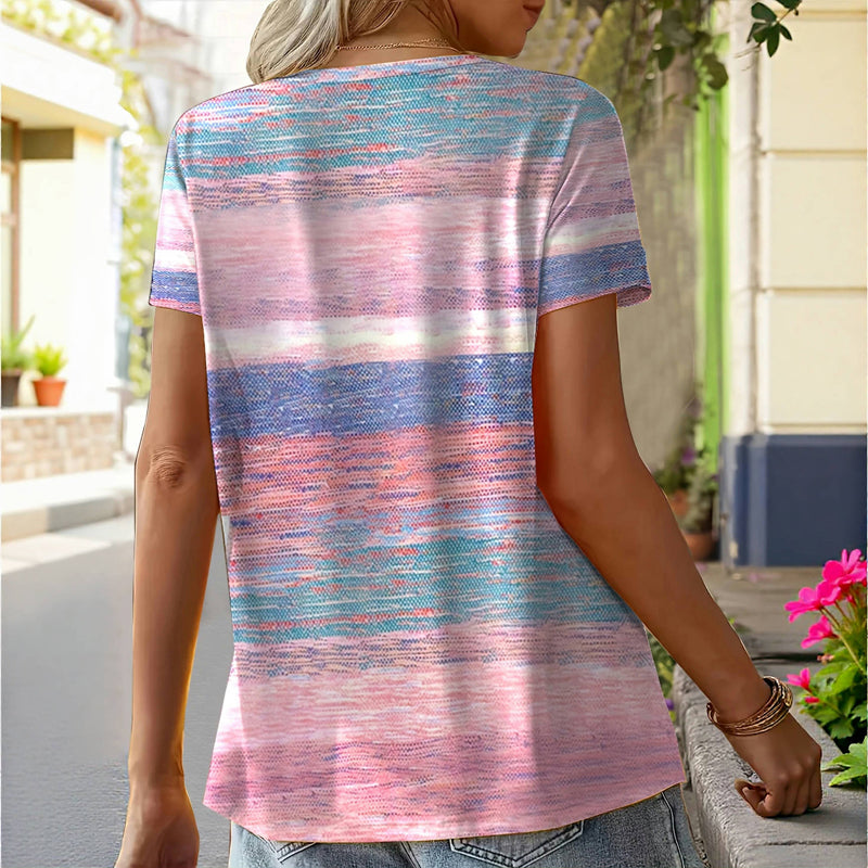 T-Shirt Dégradé Décontracté